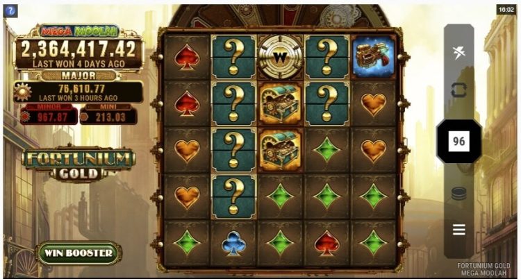 Fortunium Gold Mega Moolah gokkast gameplay