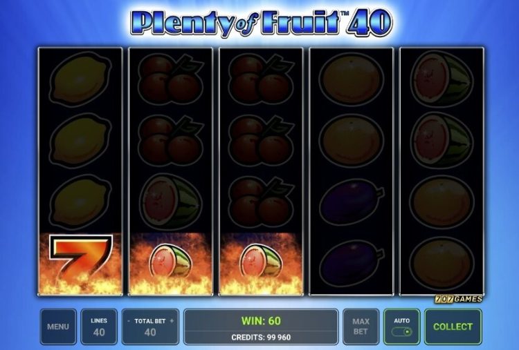 Plenty of Fruit 40 gokkast review