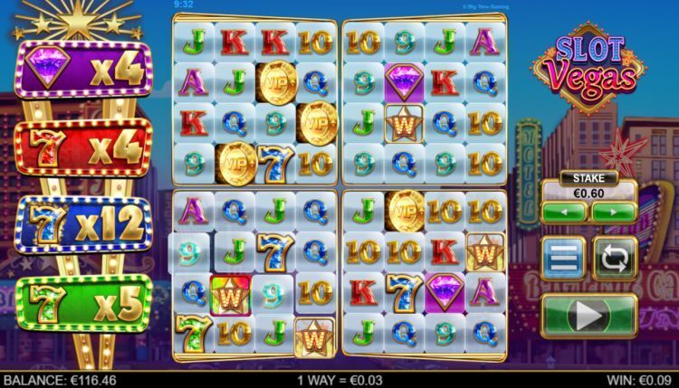 Slot Vegas Megaquads slot bonus trigger