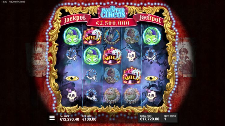 The Haunted Circus gokkast gameplay