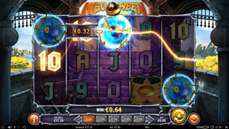 Helloween gokkast Play n GO bonus trigger