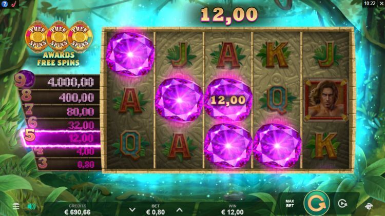 Tarzan and the Jewels of Opar slot review