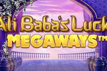 Ali baba's luck megaways slot logo red tiger