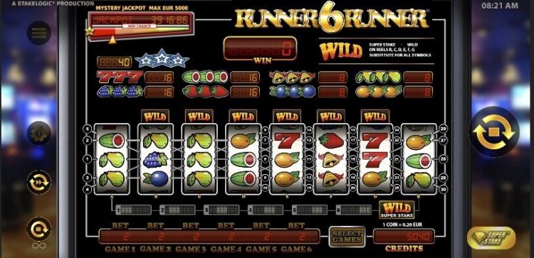 Runner 6 Runner online fruitautomaat gameplay