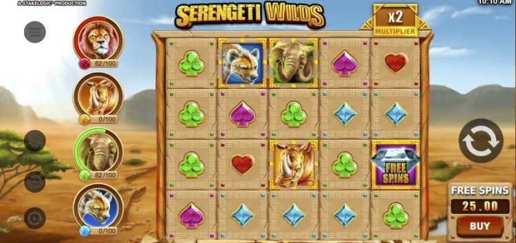 Serengeti Wilds Stakelogic slot