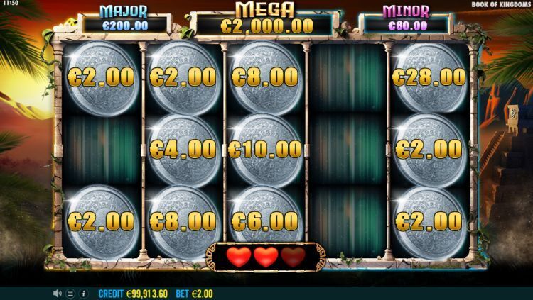 Book of Kingdoms slot bonus win