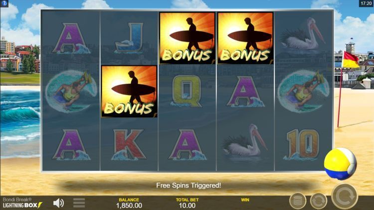 Bondi Break gokkast bonus gameplay
