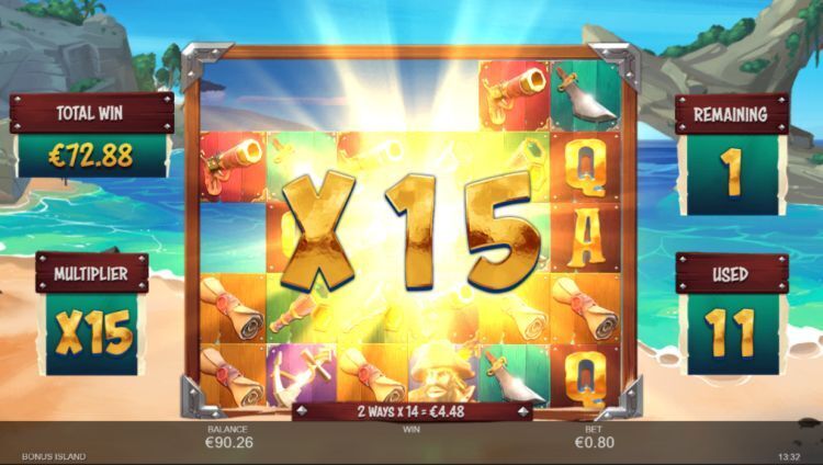 Bonus Island slot bonus