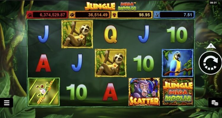 Jungle Mega Moolah slot review