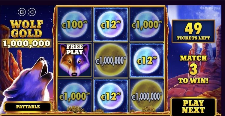 Wolf Gold Scratch Card Online Krasloten Winst