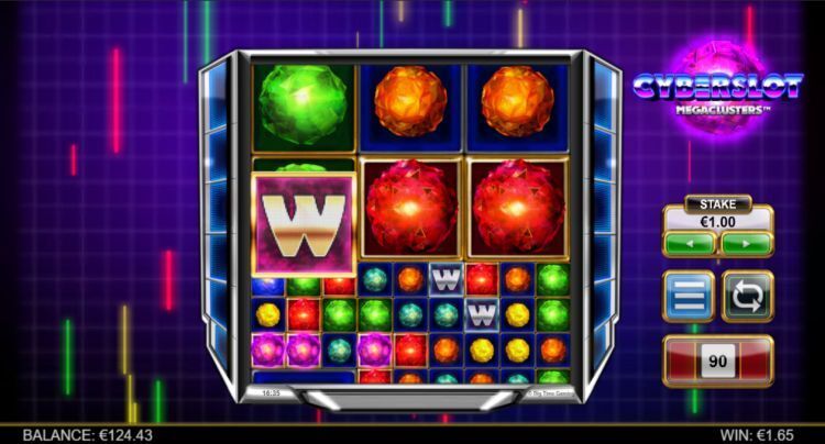 Cyberslot Megaclusters online slot win