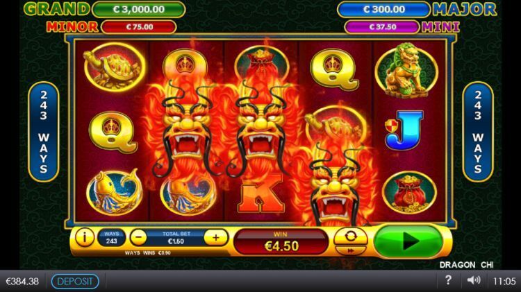 Dragon Chi slot win Playtech