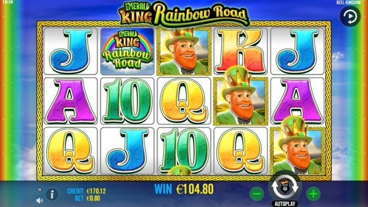 Emerald King Rainbow Road gokkast Reel Kingdom