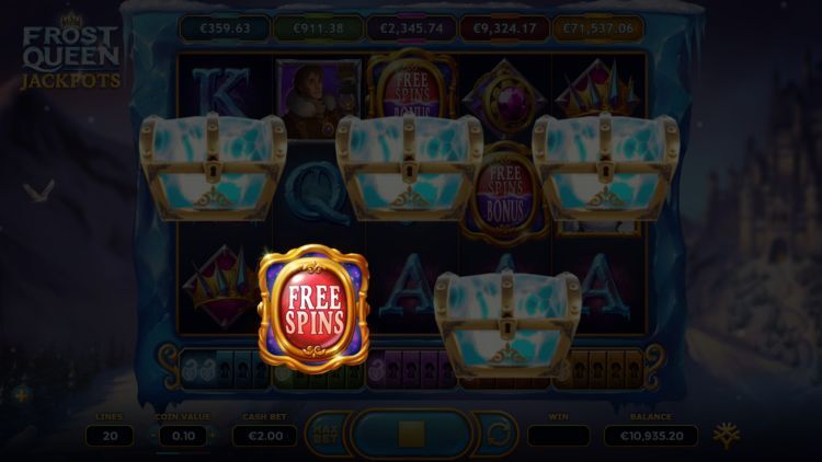 Frost Queen Jackpots gokkast Free Spins trigger