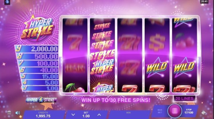 Hyper Strike Gameburger slot gameplay