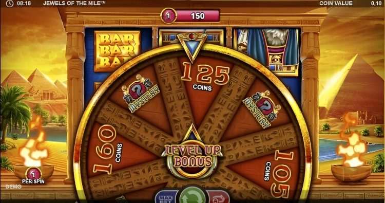Jewels of the Nile slot bonus gameplay
