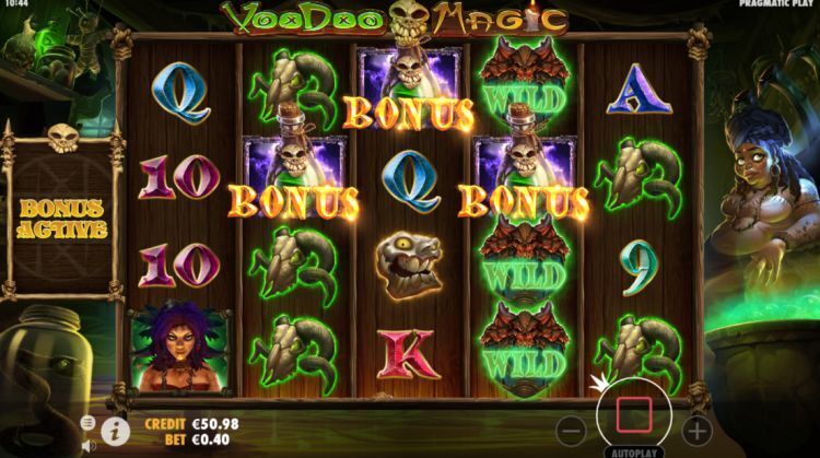 Voodoo Magic slot bonus trigger