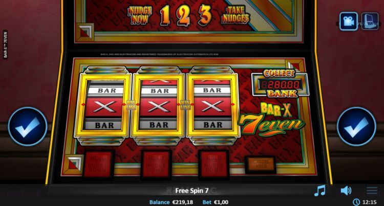 bar x 7even gokkast win
