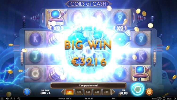 Coils of Cash gokkast big win
