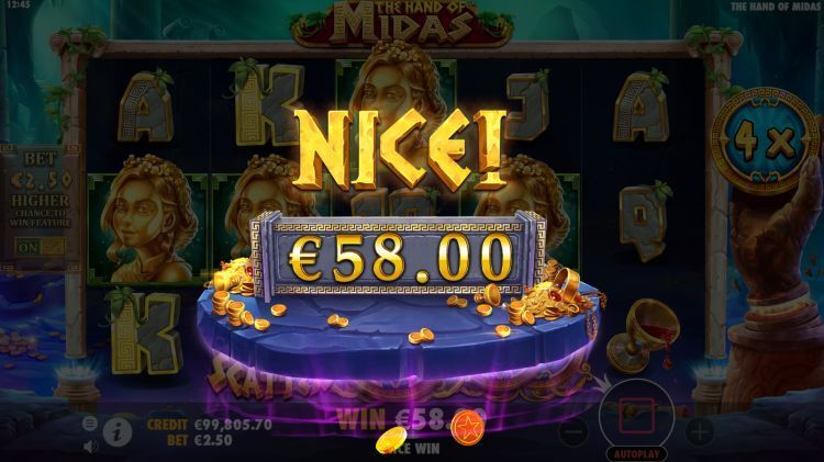 The Hand Of Midas gokkast big win
