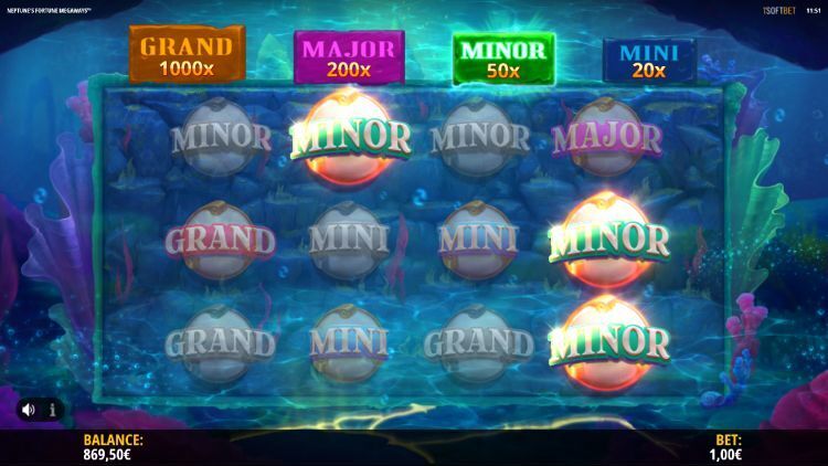 Neptune's Fortune Megaways slot jackpot win