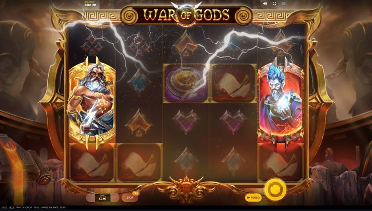 War of Gods slot bonus trigger