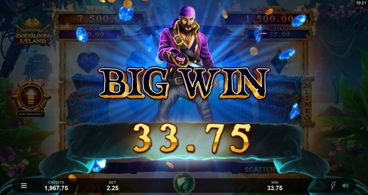 Adventures of Doubloon Island gokkast big win