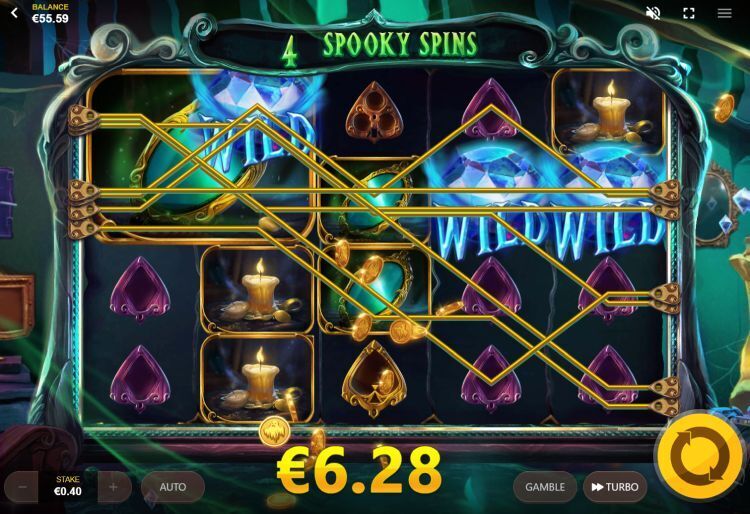 Betty, Boris and Boo slot bonus win