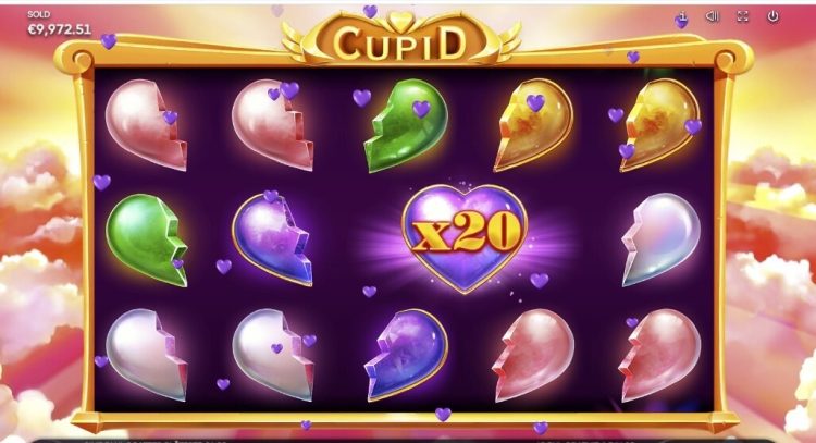 Cupid online slot bonus game