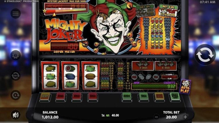 Mighty Joker Arcade fruitautomaat
