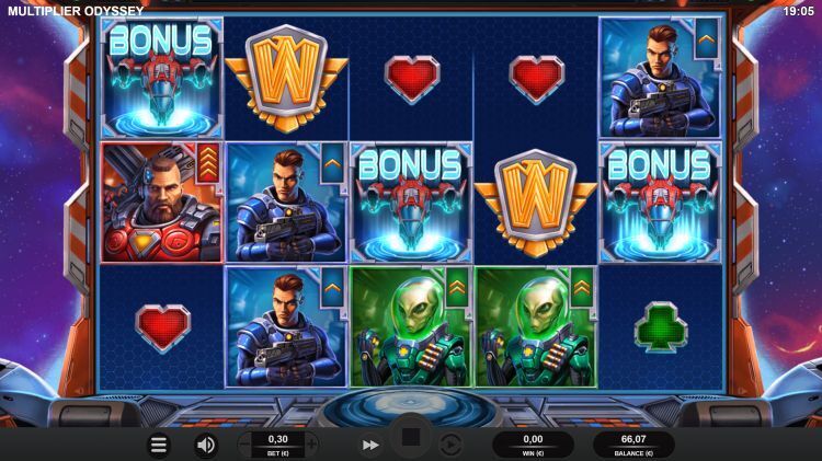 Multiplier Odyssey online gokkast bonus trigger