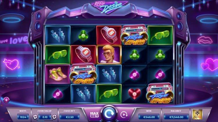 Reel Desire online slot bonus