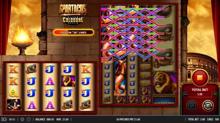 Spartacus Super Colossal Reels gokkast review