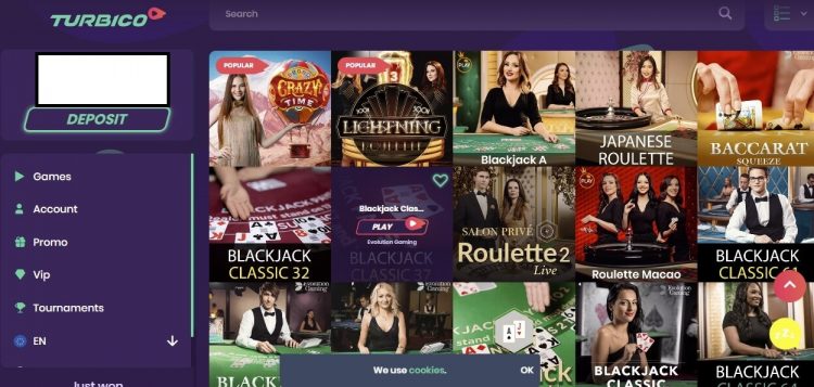 Turbico Casino Spelaanbod