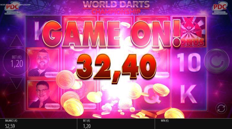 World Darts Championship slot big win