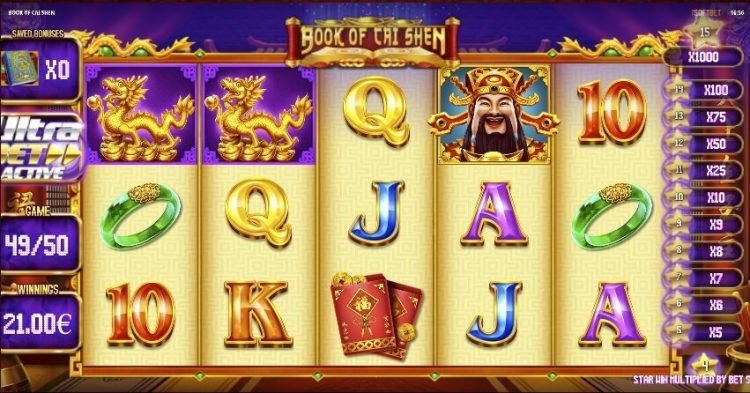Book of Cai Shen iSoftBet slot gameplay