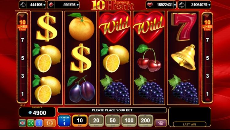 10 Burning Heart slot review