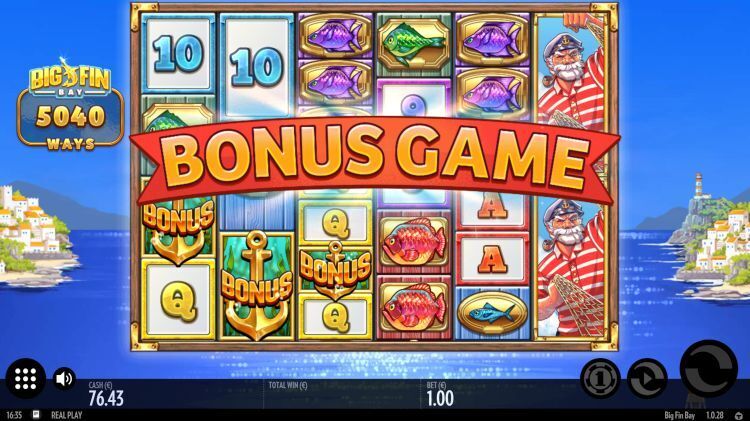 Big Fin Bay slot gameplay