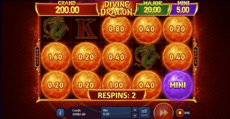 Divine Dragon Hold and Win slot review