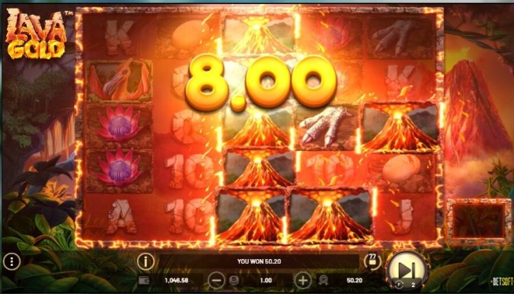 Lava Gold slot Betsoft