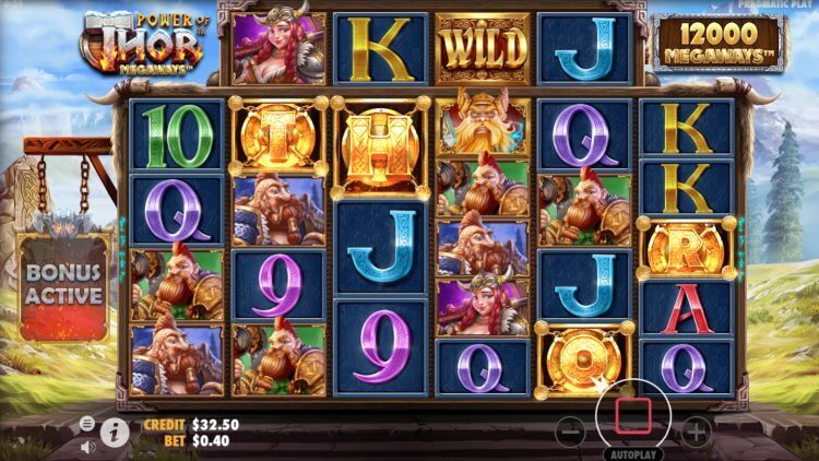 Power of Thor Megaways slot bonus trigger