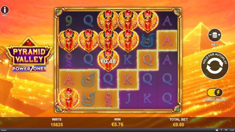 Pyramid Valley Power Zones slot win