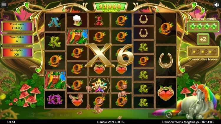 Rainbow Wilds Megaways slot review