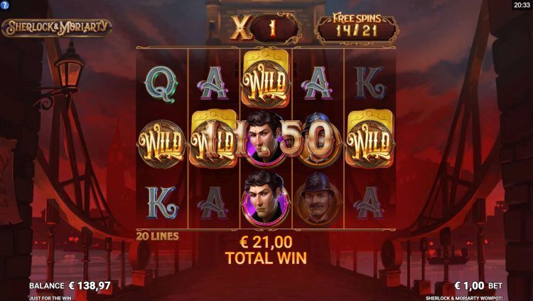 Sherlock and Moriarty Wowpot slot review