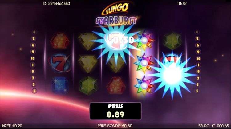 Slingo Starburst Wild Win Spin