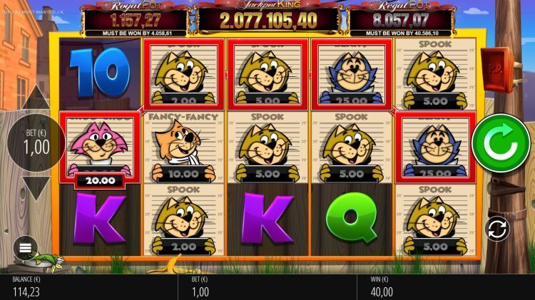Top Cat Most Wanted Jackpot King slot review