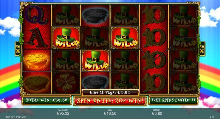 Top O' the Bonus online slot review