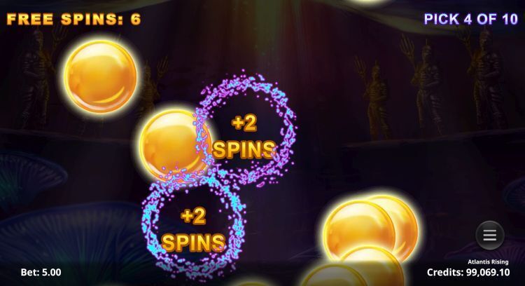 Atlantis rising slot free spins