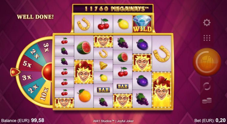 Joyful Joker Megaways bonus trigger 5 scatters