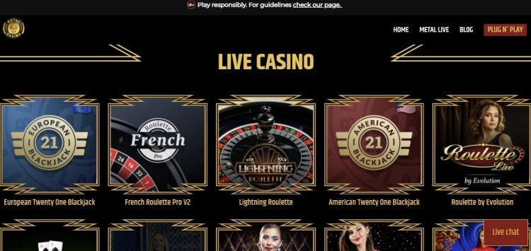Metal Casino review